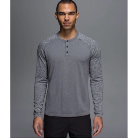 lululemon athletica Other - Lululemon Metal Vent Tech Long Sleeve Henley - MED 22” P2P